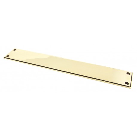 From The Anvil Aged Brass 425mm Art Deco Fingerplate