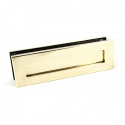 Aged Brass Traditional Letterbox