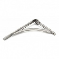 From The Anvil Natural Smooth 10'' x 7'' Curved Shelf Bracket