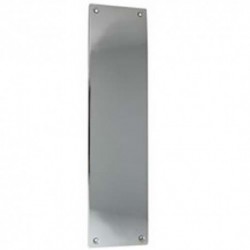 350mm x 75mm x 1.5mm Push Plate Polished Stainless Steel