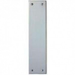 305mm x 75mm x 1.5mm Push Plate Satin Stainless Steel