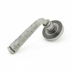 From The Anvil Pewter Avon Round Lever on Rose Set (Beehive)