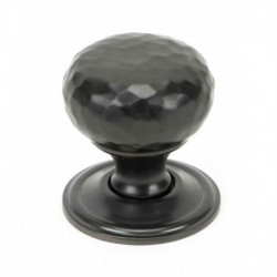 From The Anvil Aged Bronze Hammered Mushroom Cabinet Knob 32mm