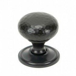 From The Anvil Aged Bronze Hammered Mushroom Cabinet Knob 38mm