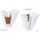 Finger Protector Front and Back Set White