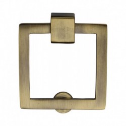 Heritage Brass Square Drop Pull Antique Brass finish