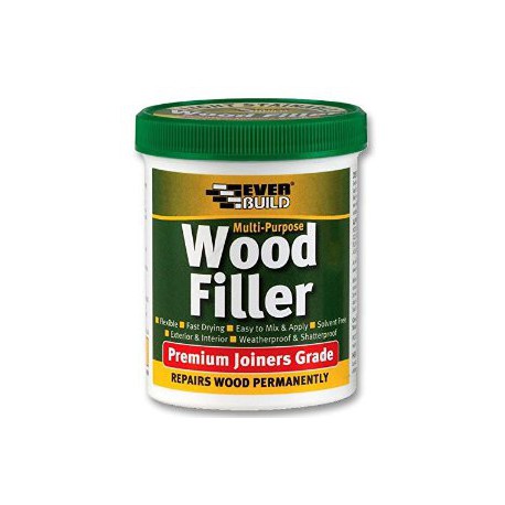 Everbuild Light Oak Multi Purpose Wood Filler Premium Joiners Grade 1 Part 250ml