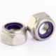 M10 Nyloc Hex Nut Zinc Plated
