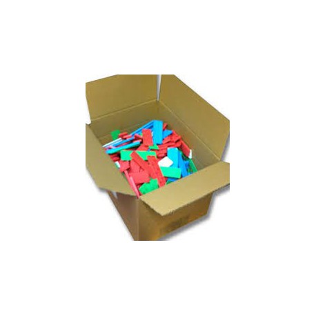 100mm x 28mm Mixed Frame Packers c/w 1mm Green 3mm White 5mm Blue & 6mm Red (500 Total)