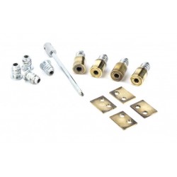 From The Anvil Aged Brass Secure Stops (Pack of 4)