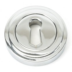 From The Anvil Plain Round Escutcheon Polished Chrome