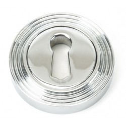 From The Anvil Art Deco Round Escutcheon Polished Chrome