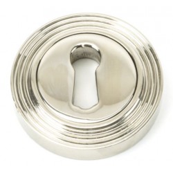 From The Anvil Beehive Round Escutcheon Polished Nickel