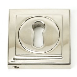 From The Anvil Square Escutcheon Polished Nickel