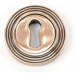 From The Anvil Beehive Round Escutcheon Polished Bronze
