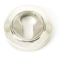 From The Anvil Plain Round Euro Escutcheon Polished Nickel
