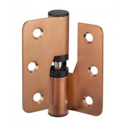 80mm Right Hand Cubicle Gravity Hinge Copper