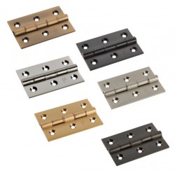Carlisle Brass 102mm x 67mm x 2.5mm Double Phosphor Bronze Washered Butt Hinge Polished Lacquered