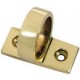 Victorian Face Fix Sash Window Ring 35mm - Polished Brass