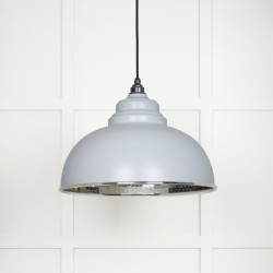 From The Anvil Birch Hammered Nickel Harborne Pendant
