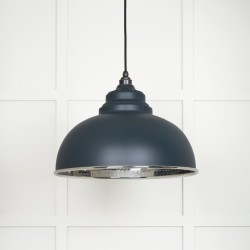From The Anvil Soot Hammered Nickel Harborne Pendant