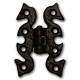 Trent 69mm x 50mm Butterfly Hinge Black Antique