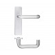 19mm Dia. Return To Door Lever on Latch Backplate S.A.A.