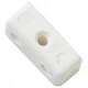 KD Single Jointing Connector Modesty Block White