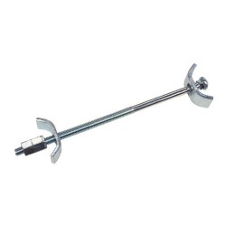 150mm Worktop Clamps Connector Bright Zinc Plated (Pack of 2)