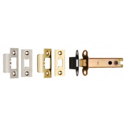 Carlisle Brass 103.5mm Square Easi-T Heavy Sprung Tub Latch Electro Brassed/Satin Stainless Steel