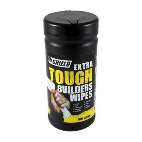 Shield Extra Tough Builder Wipes Tub of 100