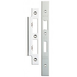 Carlisle Brass Square Forend Strike & Fixings Pack For Din Euro Sash/Bathroom Lock Bright Stainless Steel