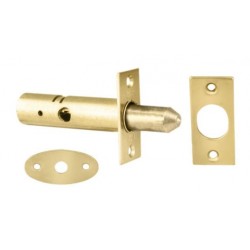 Carlisle Brass 60mm Security Door Bolt Electro Brassed