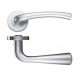 Assisi Lever On Screw On Round Rose Satin Chrome