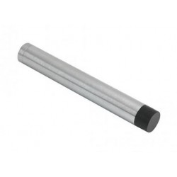 105mm Wall Mounted Cylinder Door Stop Without Rose Satin Chrome