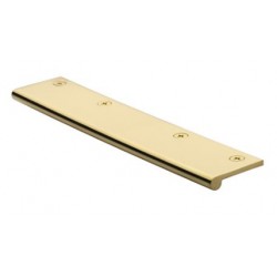 Heritage Brass 200mm EP Edge Pull Cabinet Handle Polished Brass