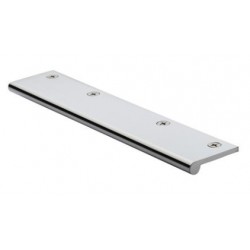 Heritage Brass 200mm EP Edge Pull Cabinet Handle Polished Chrome