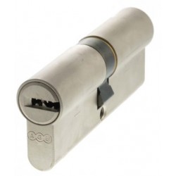 AGB 15 Pin 40mm x 40mm Euro Profile Double Cylinder Polished Nickel