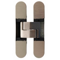 AGB Eclipse Fire Rated Adjustable Concealed Hinge Satin Nickel