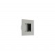 40mm x 40mm Square Flush Pull Satin Stainless Steel
