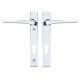 Draco Unsprung Multipoint Door Handle On 220mm x 32mm Backplate c/w 92mm Centres Satin Chrome