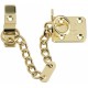Heavy Duty Security Door Chain Polished Brass