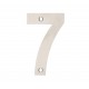 75mm Numeral "7" Satin Stainless Steel