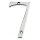 75mm Numeral "7" Polished Chrome