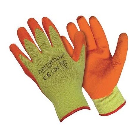 Oregon Handmax Orange Builder Gloves Extra Large Size 10