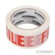 48mm x 66m Fragile Packing Tape Red & White