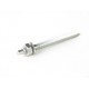 M10 x 130mm Chemical Anchor Stud Zinc Plated