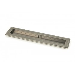 From The Anvil Pewter 250mm Art Deco Rectangular Pull