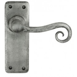 Chester Hand Forged Lever Latch Door Pewter