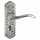 Wentworth Hand Forged Lever Bathroom Door Handle Pewter